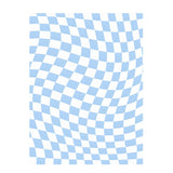 Qfdian Pastel Curvy Checker Carpet
