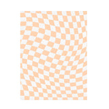 Qfdian Pastel Curvy Checker Carpet