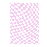 Qfdian Pastel Curvy Checker Carpet