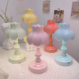 Qfdian Pastel Lotus Table Lamp