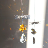 Qfdian Dragonfly Crystal Light Catcher