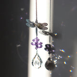 Qfdian Dragonfly Crystal Light Catcher
