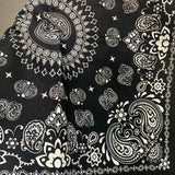 1pc Fashion Colorful Cotton Hip-hop Street Decoration Scarf With Dual Cashew Flowers Pattern, Headband For Cycling And Sports