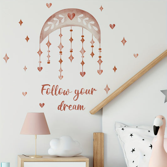 2pcs Set Cartoon-Themed PVC Wall Decals, Removable Self-Adhesive Stickers for Home & Nursery Decor