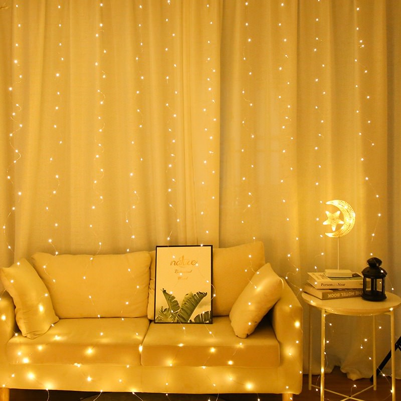 Qfdian Fairy Curtain Lights