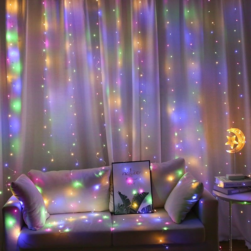 Qfdian Fairy Curtain Lights