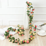 Qfdian Cottagecore Flower Garland