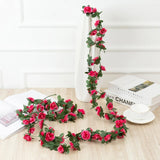 Qfdian Cottagecore Flower Garland