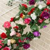 Qfdian Cottagecore Flower Garland