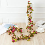 Qfdian Cottagecore Flower Garland