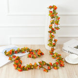 Qfdian Cottagecore Flower Garland