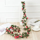 Qfdian Cottagecore Flower Garland