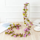 Qfdian Cottagecore Flower Garland
