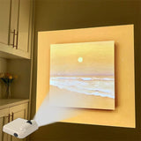 Qfdian Fake Window Mini Projector
