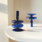 Qfdian Danish Pastel Taper Candle Holder