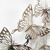 Qfdian Golden Butterfly Wall Stickers