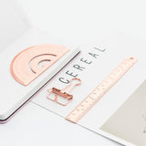 Qfdian Stylish Home Office Ruler 3 Pcs Set