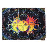 Qfdian Indian Moon out of Sun Tapestry