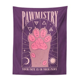 Qfdian Pawmistry Tapestry