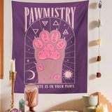 Qfdian Pawmistry Tapestry