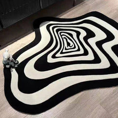 Qfdian Hypno Blob Accent Rug