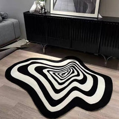 Qfdian Hypno Blob Accent Rug