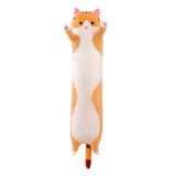 Qfdian Kawaii Sausage Cat Plush Toy