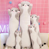 Qfdian Kawaii Sausage Cat Plush Toy