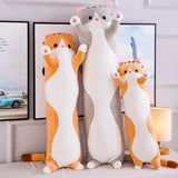 Qfdian Kawaii Sausage Cat Plush Toy