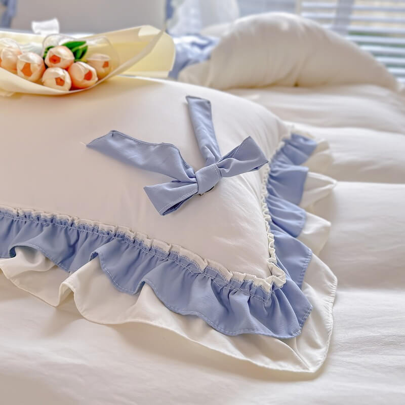 Qfdian Kawaii Princess Korean Bedding Set