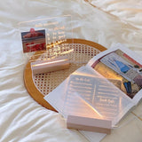 Qfdian Korean Acrylic Memo Board