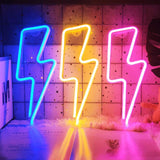 Qfdian Lightning Bolt Neon Sign
