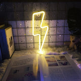 Qfdian Lightning Bolt Neon Sign