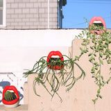 Qfdian Creative Lips Flower Pot