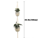 Qfdian Macrame Plant Hanger