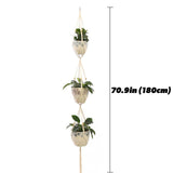 Qfdian Macrame Plant Hanger