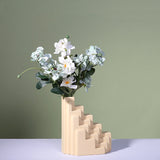 Qfdian Nordic Pottery Flower Vase Table Décor