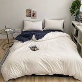 Qfdian Dusty Shades Plain Bedding Set