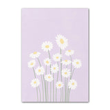 Qfdian Pastel Flower Market Canvas Posters