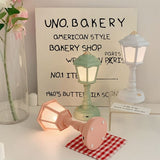Qfdian Pastel Mini Retro Street Lamp