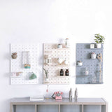 Qfdian Nordic Style Pegboard Wall Storage
