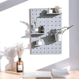 Qfdian Nordic Style Pegboard Wall Storage