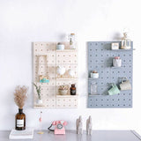 Qfdian Nordic Style Pegboard Wall Storage