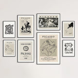 Qfdian Picasso Outline Sketches Canvas Posters