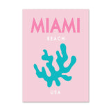 Qfdian Preppy Cities Bright Canvas Posters