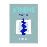 Qfdian Preppy Cities Bright Canvas Posters