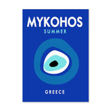 Qfdian Preppy Cities Bright Canvas Posters