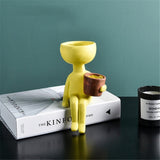 Qfdian Adorable Mini Cacti Succulent Plant Pot