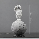 Qfdian Spaceman Figurines Sculpture
