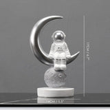 Qfdian Spaceman Figurines Sculpture